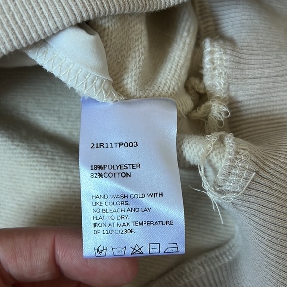 Nap Oversized Boxy Turtleneck Sweatshirt - Picture 6 of 9